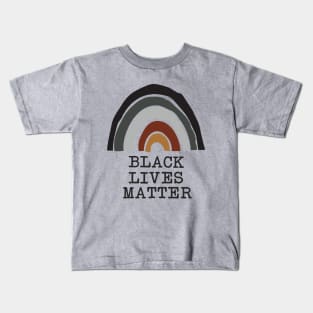 Black Lives Matter Rainbow Kids T-Shirt